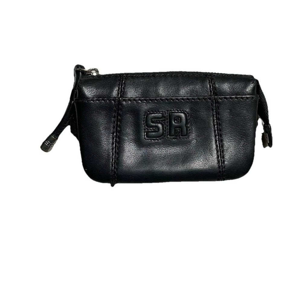 "Sonia Rykiel" Black Leather Wallet Limited Edition Paris Pre-owned Purse